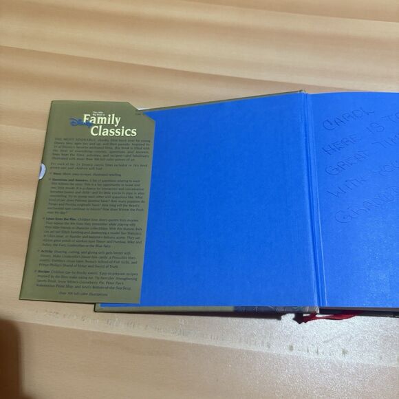 Disney Family Classics Book Pixar Hardcover Kids Reading 2004 Vintage - Picture 3 of 9